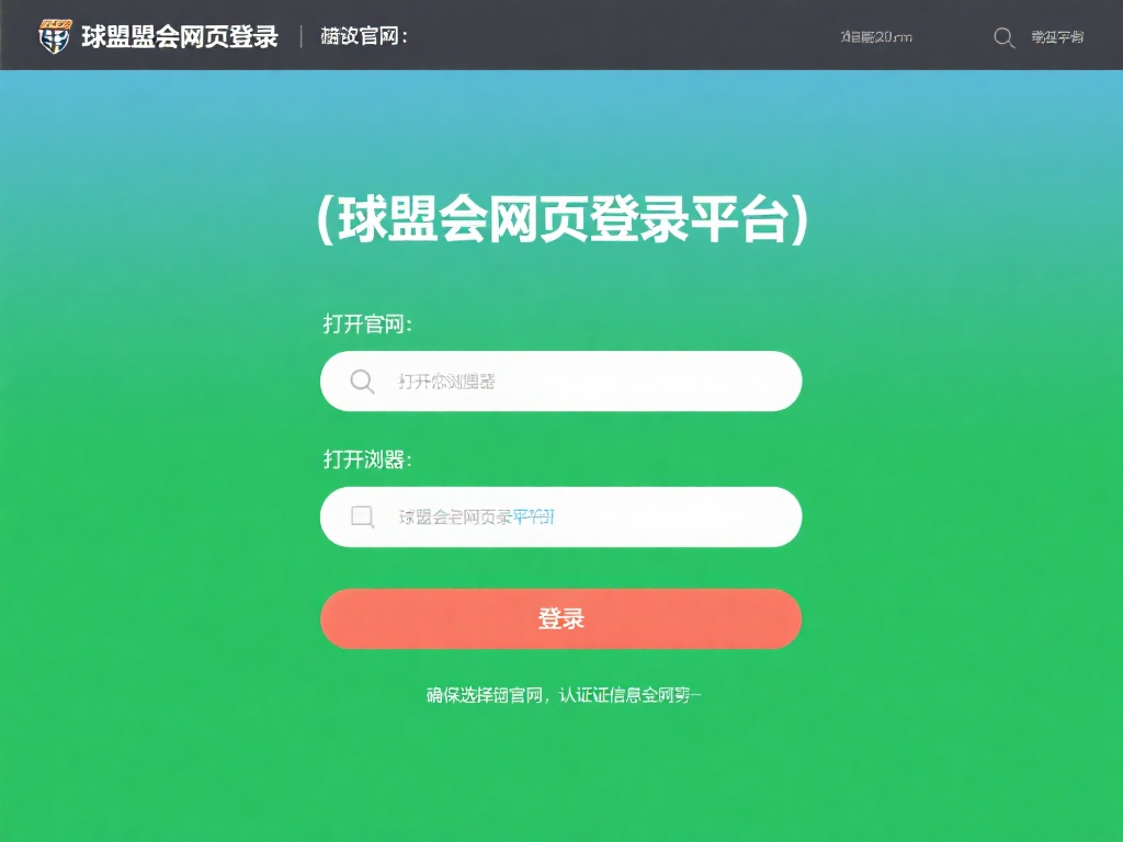 访问官方网站：打开您的浏览器，在搜索引擎中输入“球